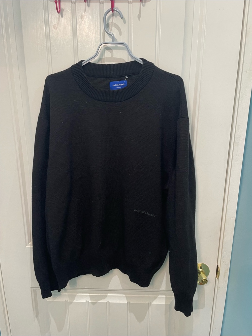 Jack and Jones Black Crewneck Sweatshirt